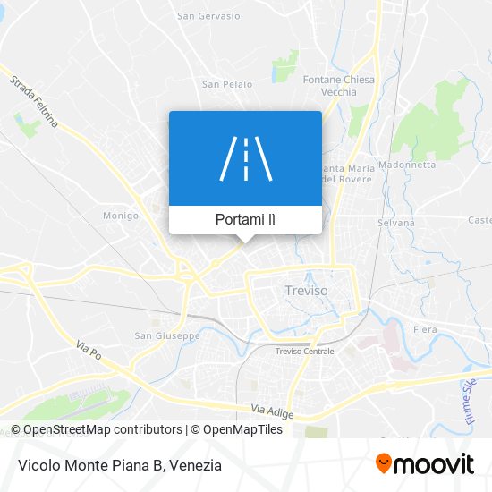 Mappa Vicolo Monte Piana B
