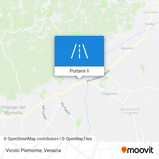 Mappa Vicolo Piemonte