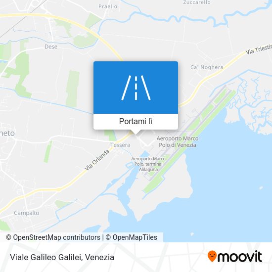 Mappa Viale Galileo Galilei