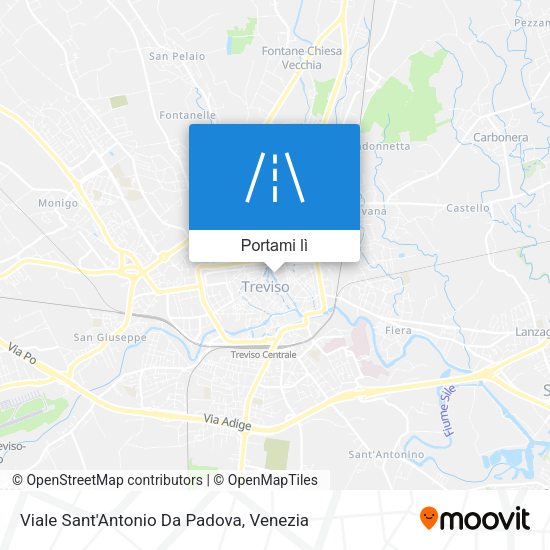Mappa Viale Sant'Antonio Da Padova