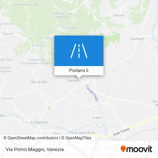 Mappa Via Primo Maggio