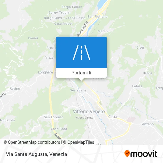 Mappa Via Santa Augusta