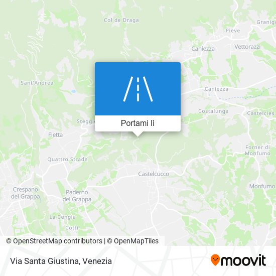 Mappa Via Santa Giustina