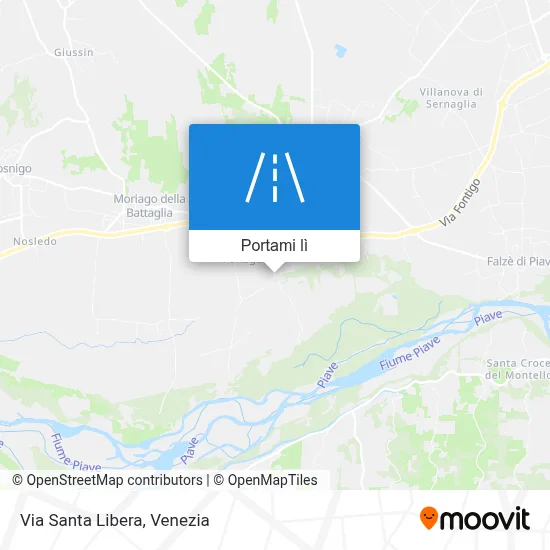 Mappa Via Santa Libera