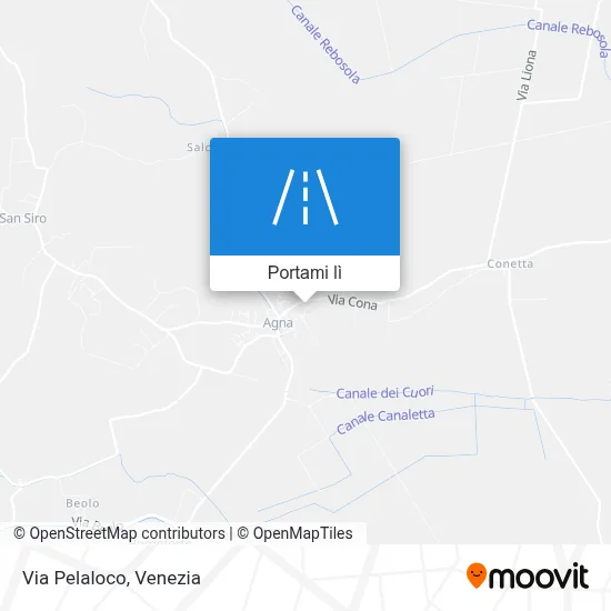 Mappa Via Pelaloco