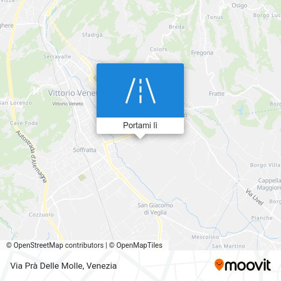 Mappa Via Prà Delle Molle