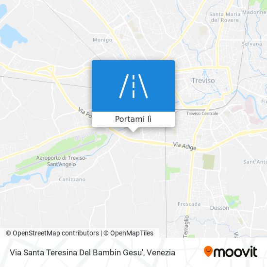 Mappa Via Santa Teresina Del Bambin Gesu'