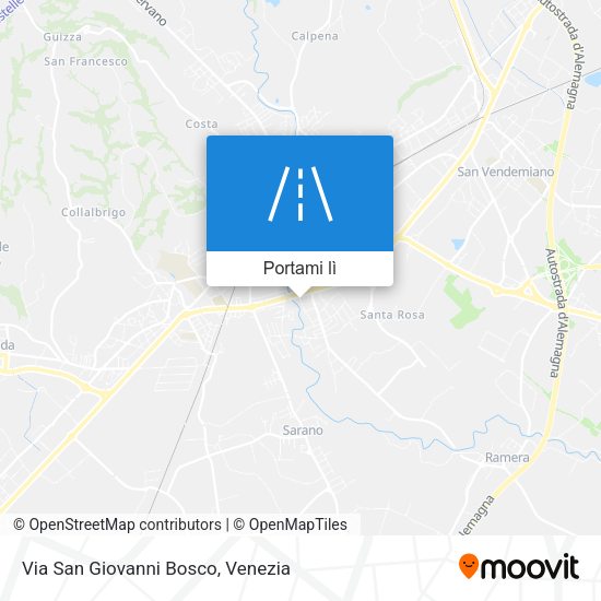 Mappa Via San Giovanni Bosco