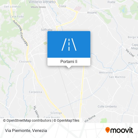 Mappa Via Piemonte