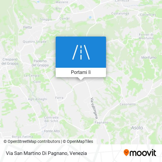 Mappa Via San Martino Di Pagnano