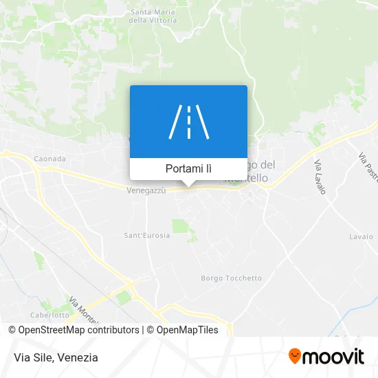 Mappa Via Sile