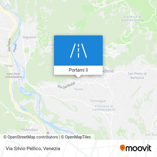 Mappa Via Silvio Pellico