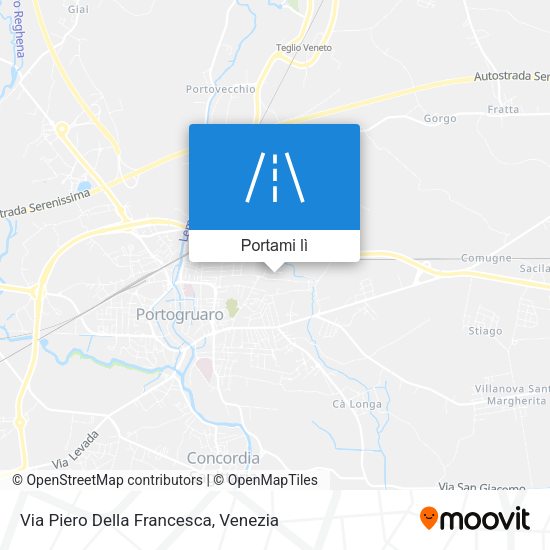 Mappa Via Piero Della Francesca