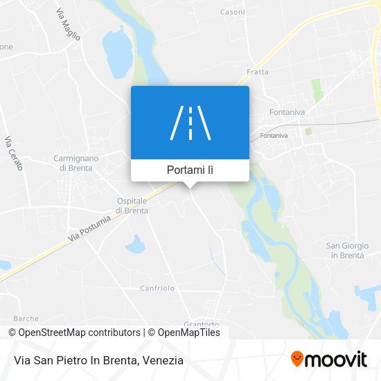 Mappa Via San Pietro In Brenta