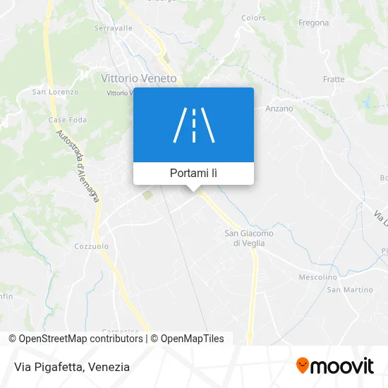 Mappa Via Pigafetta
