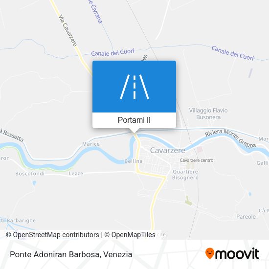 Mappa Ponte Adoniran Barbosa