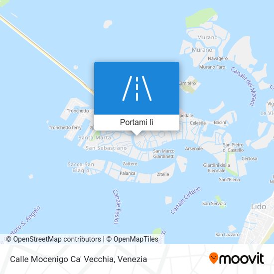 Mappa Calle Mocenigo Ca' Vecchia
