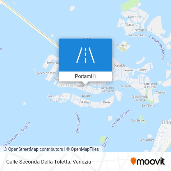 Mappa Calle Seconda Della Toletta