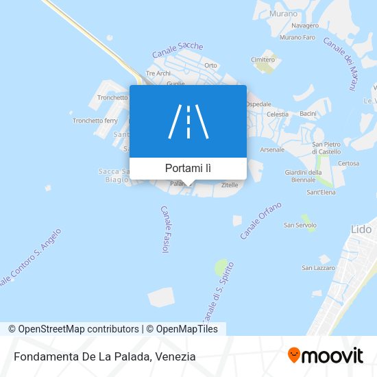 Mappa Fondamenta De La Palada