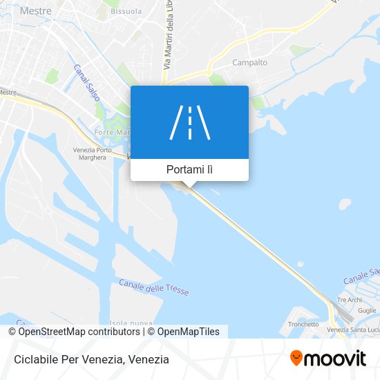 Mappa Ciclabile Per Venezia