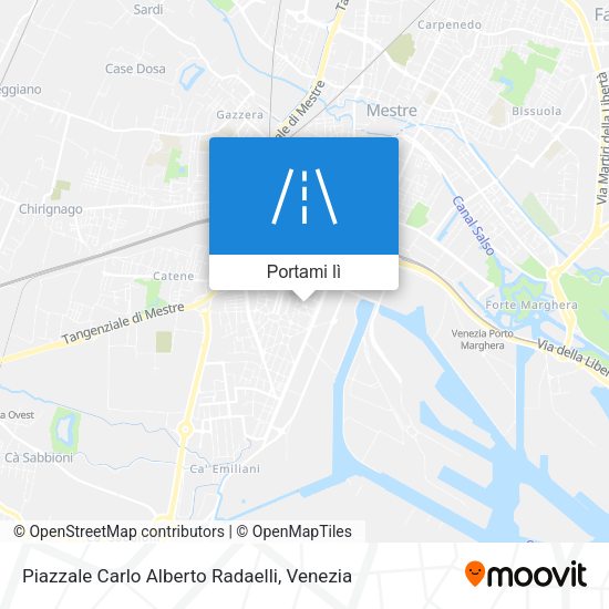 Mappa Piazzale Carlo Alberto Radaelli