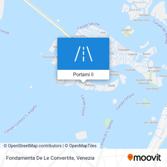 Mappa Fondamenta De Le Convertite