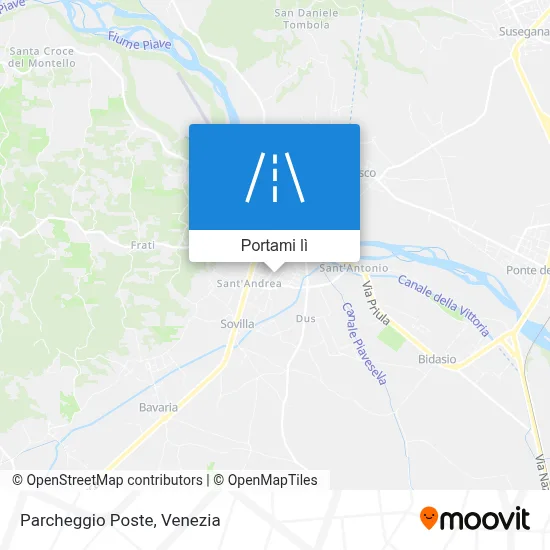 Mappa Parcheggio Poste