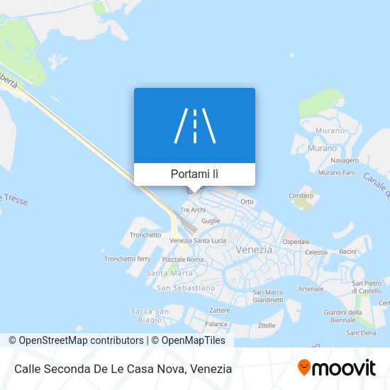 Mappa Calle Seconda De Le Casa Nova