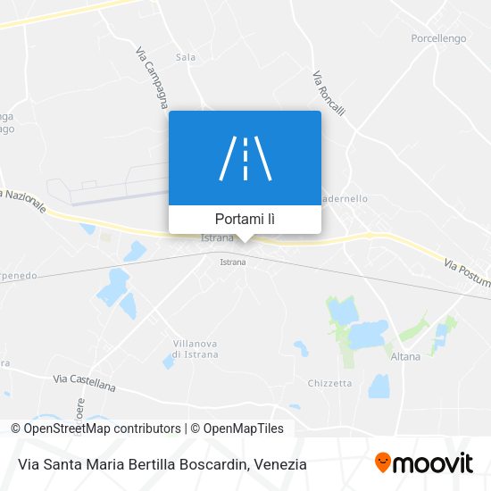Mappa Via Santa Maria Bertilla Boscardin