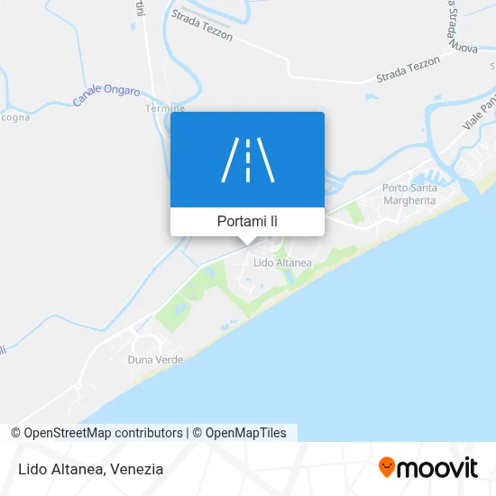 Mappa Lido Altanea