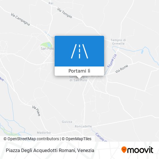 Mappa Piazza Degli Acquedotti Romani