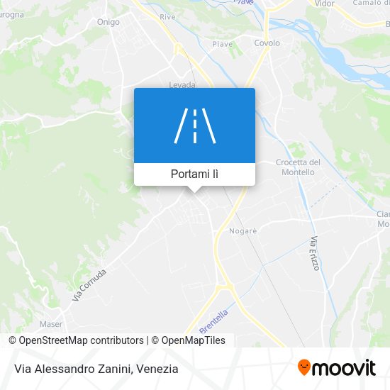 Mappa Via Alessandro Zanini