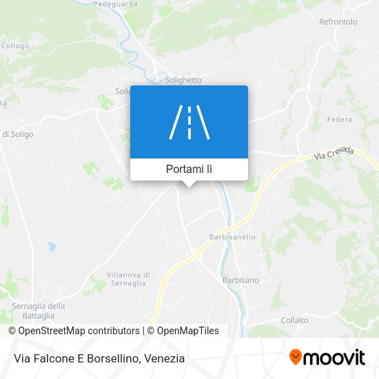 Mappa Via Falcone E Borsellino