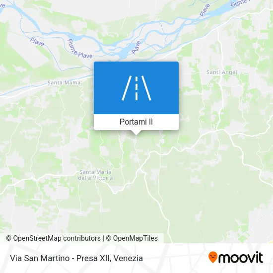 Mappa Via San Martino - Presa XII