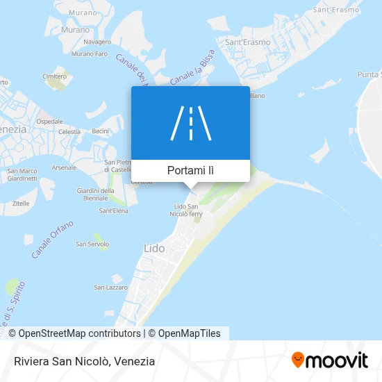 Mappa Riviera San Nicolò