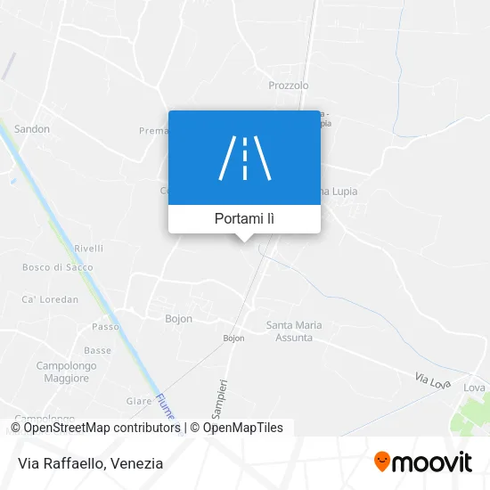 Mappa Via Raffaello