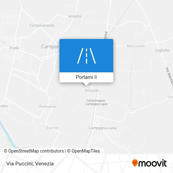 Mappa Via Puccini