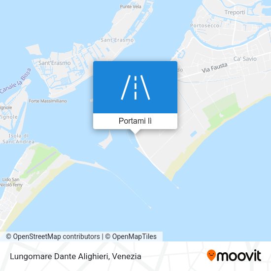 Mappa Lungomare Dante Alighieri