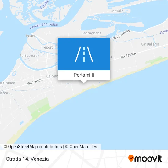 Mappa Strada 14