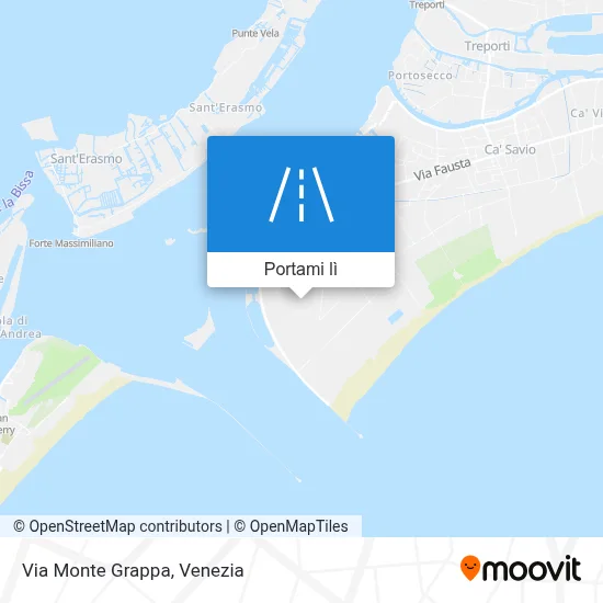 Mappa Via Monte Grappa