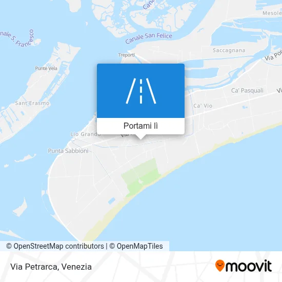 Mappa Via Petrarca