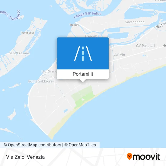 Mappa Via Zelo