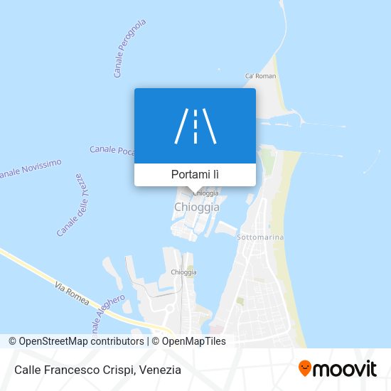 Mappa Calle Francesco Crispi