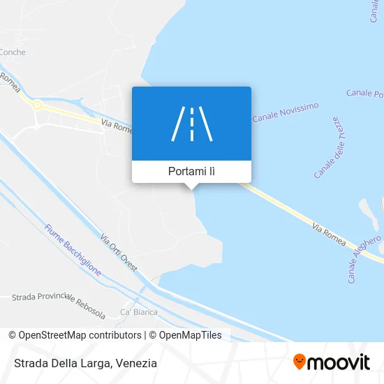 Mappa Strada Della Larga