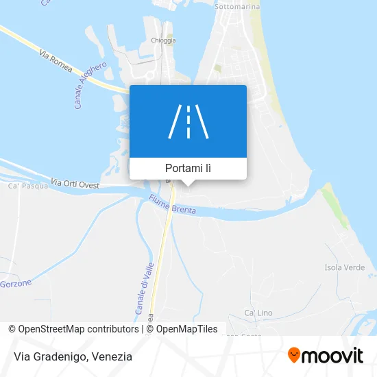 Mappa Via Gradenigo