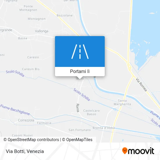 Mappa Via Botti