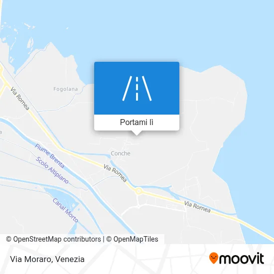 Mappa Via Moraro