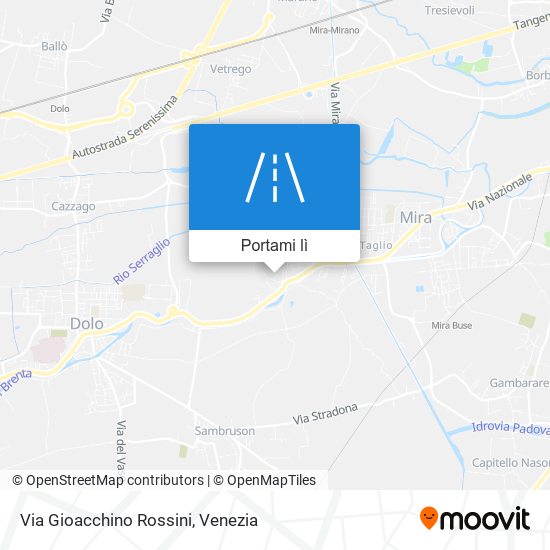 Mappa Via Gioacchino Rossini