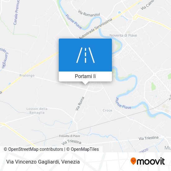 Mappa Via Vincenzo Gagliardi
