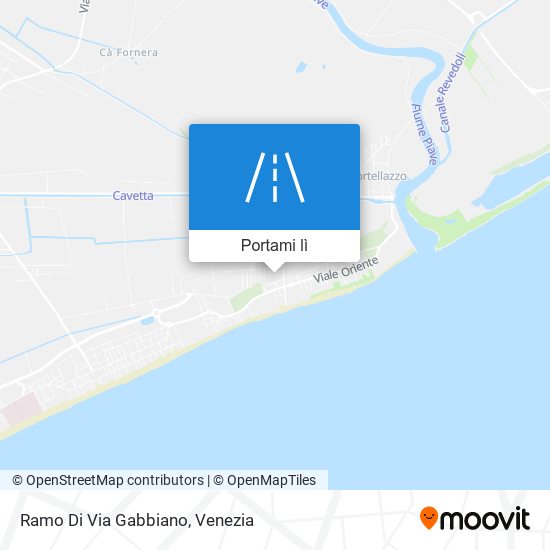 Mappa Ramo Di Via Gabbiano